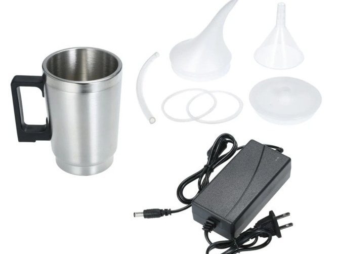 caneca atomizadora para revitalização em lentes de faróis